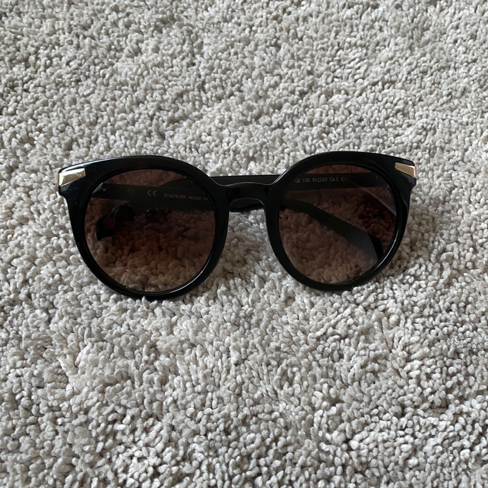 Balmain Cat Eye Round Sunglasses